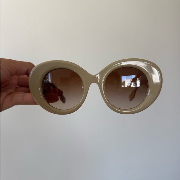 Burberry Margot Nude Chunky Sunglasses - Picture 1 of 5